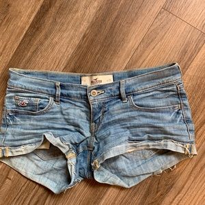 Light Wash Hollister Short Shorts